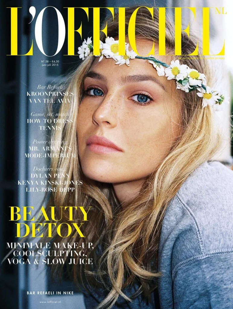 בר רפאלי על שער L'Officiel, איפור מורן סטויצקי